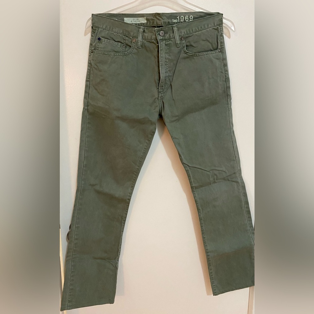 GAP - 1969 JEANS - GREEN - SLIM - 32/32
